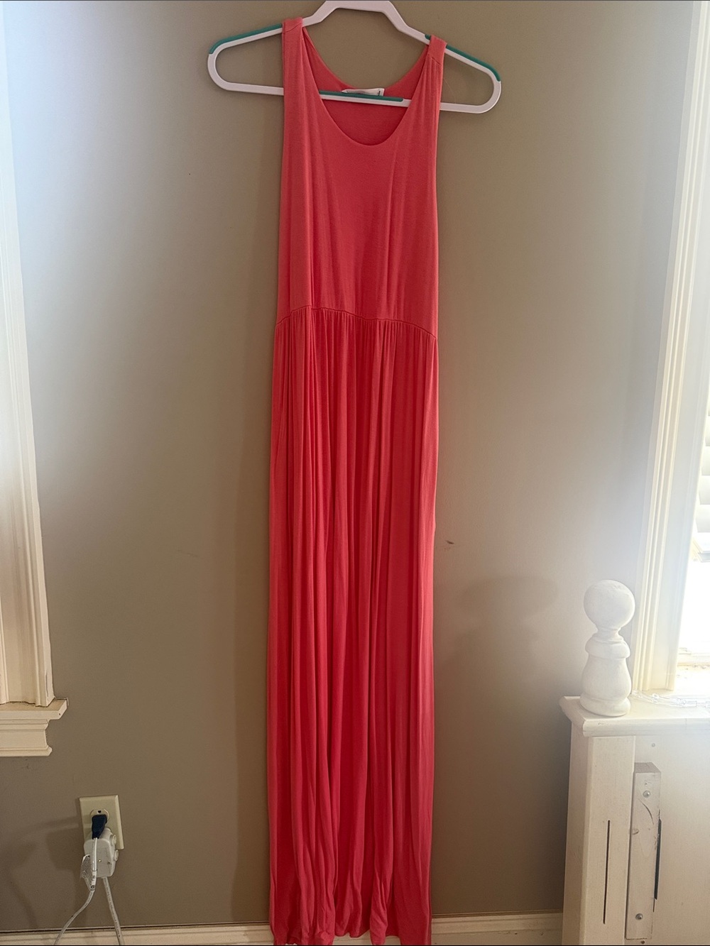 Saved By The Dress Coral Maxi Dress – Size XL
